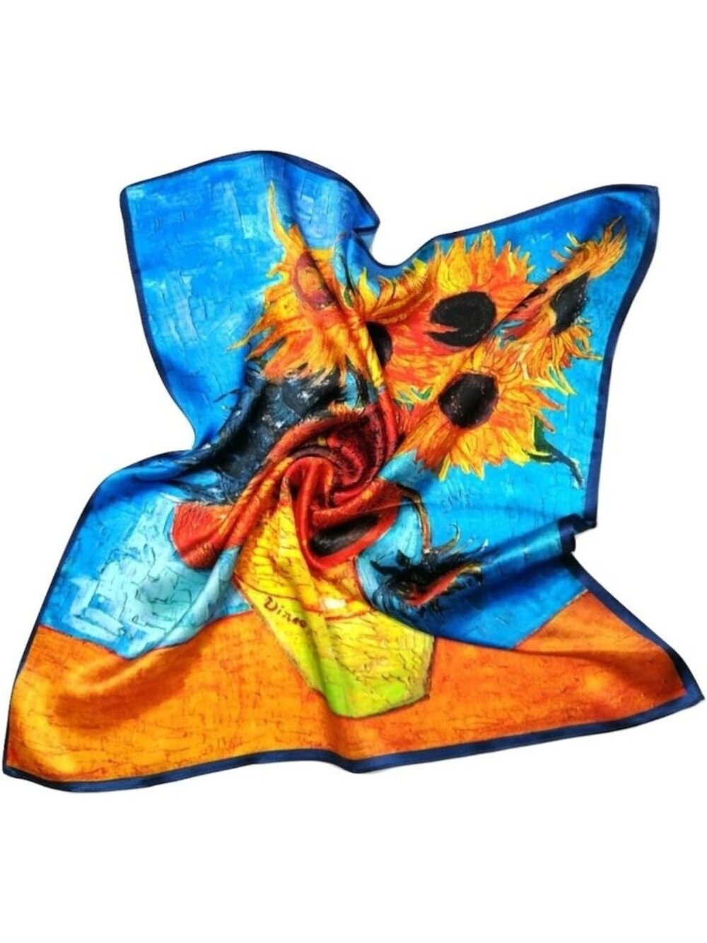 Luxurious 100% Mulberry Silk Square Scarf in Gift Box - Perfect for Gifts